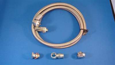 Power Steering Hose Kits ford rack to GM pump 1 piece cast aluminum rack