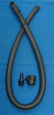 Gotta Show BLACK Power Steering Hose Kit for Remote Reservoir x 3/8" Pipe