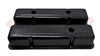 ALUMINUM OE STYLE TALL VALVE COVERS CHEVY SMALL BLOCK 283 350 400 ANODIZED BLACK