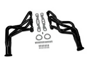 Chevy Truck Header Set Black Coated Steel Chevy GMC Small Block 73-85