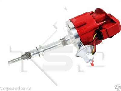 Red Chevy 194 230 250 292 6 cyl. HEI DISTRIBUTOR straight 6 cylinder