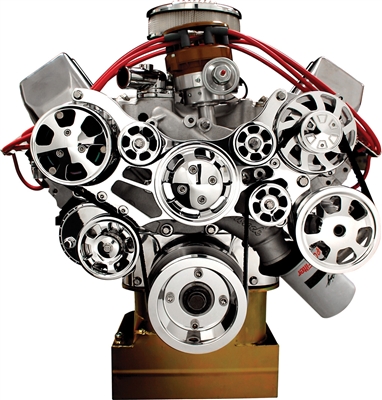 BILLET SPECIALTIES TRU TRAC SERPENTINE FRONT ENGINE KIT 429 460 ford big block
