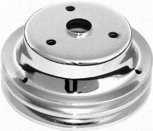 Small Block Chevy Double Groove Crankshaft Pulley for long pump