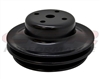 Water Pump Pulley Steel Black Double Groove Long Pump 396 427 454 chevy gmc