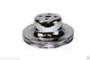 Chrome Water Pump Pulley Ford mustang falcon 289 single 1 groove 1968 -1966