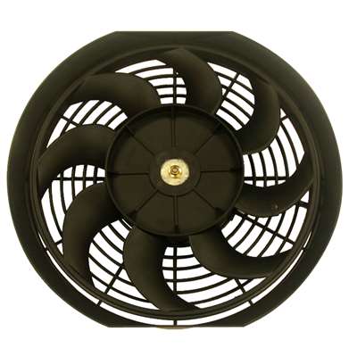 14 inch Radiator Cooling Fan S blade black
