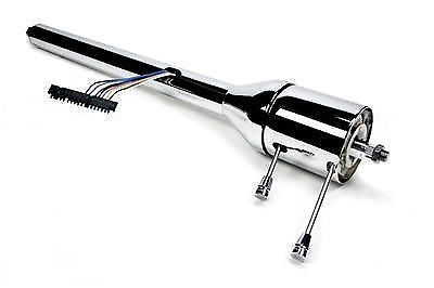 Steering Column Tilt Chrome 30" 30 inch Length 2" Floor Shift 8 position tilt