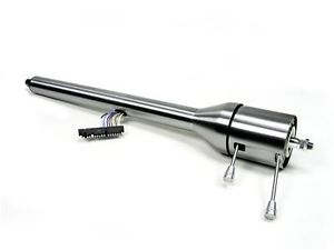 ididit Steering Column Tilt Steel Natural Floor Shift 55 56 Chevy Tri Five
