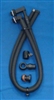 131101B-LS1 Power Steering Hose Kit - LS1 & LS3, Ford Rack to GM Matte Black