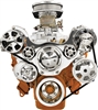 BILLET SPECIALTIES TRU TRAC CHRYSLER SERPENTINE FRONT ENGINE KIT,ALTERNATOR,A/C