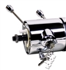 Universal Chrome Tilt Floor Shift 32" Steering Column with Key ignition ididit