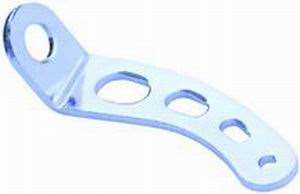 Throttle Return Spring Bracket Chrome