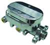 Brake Master Cylinder finned top chrome aluminum 4 port