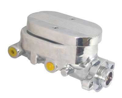 Master Cylinder chrome aluminum finned