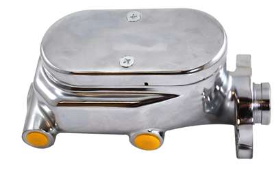 Master Brake Cylinder chome aluminum smooth top