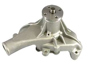 Small Block Water Pump satin aluminum
