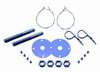 Chrome Steel Hood Pin Set