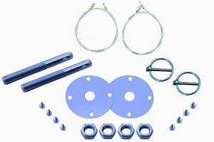 Chrome Steel Hood Pin Set