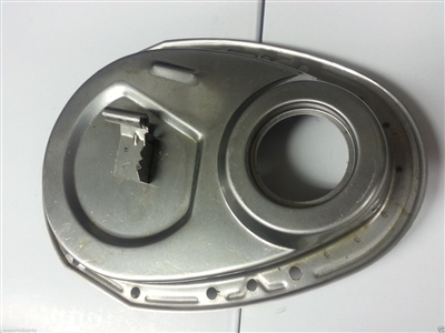 Small block chevy chevrolet timing cover steel ra 350 305 400 327 pointer welded