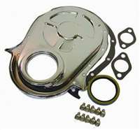 Chrome Steel Timing Chain cover big block chevy kit