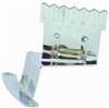 Steel Timing Tab small block Chevy chrome