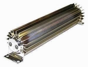 Aluminum Transmission Cooler, 12" Frame Mount Dual Pass GM Ford Dodge Chevy
