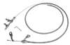 Stainless Steel  TRANSMISSION Cable FORD C-4 KICK DOWN