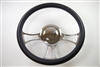 Chrome Aluminum Steering Wheel TRINITY
