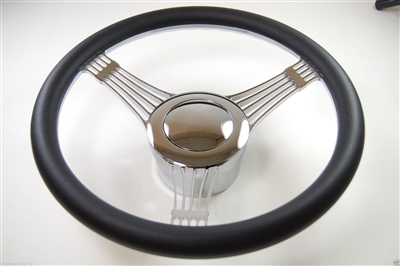 Chrome Aluminum Steering Wheel Banjo style