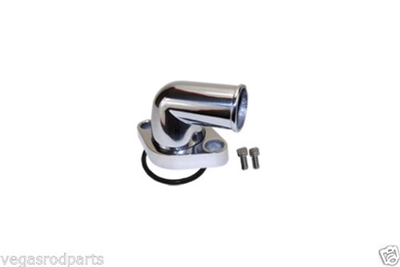 Aluminum 90 degree Swivel Water Neck CHEVY