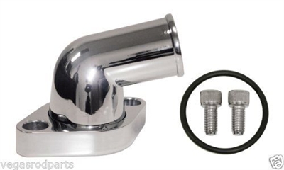 Aluminum 15 Degree Swivel Water Neck CHEVY