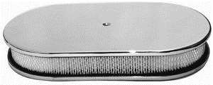Oval Air Cleaner Set 15 inch smooth top