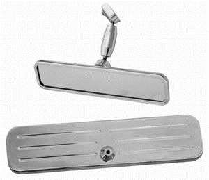 polished aluminum ball milled Universal Interior rear view  Mirror
