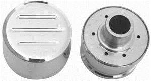 Aluminum Push In Breather Cap Ball Milled