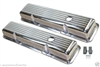 Chrome Aluminum Valve Covers BALL MILLED SMALL BLOCK CHEVY