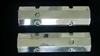 GM Small Block Chevy Fabricated Flat Top Valve Covers Chromed aluminum