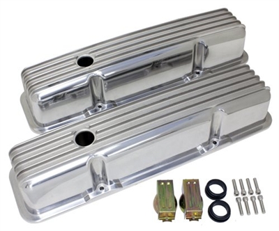 Nostalgic Aluminum Finned Valve Covers (Baffled)