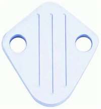 Fuel Pump Block Off Plate BIG BLOCK CHEVY BALL MILLED ALUMINUM
