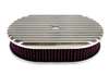 Finned Oval Air Cleaner Kits 12 inch finned washable element