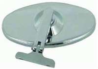 Oval Interior Mirror universal dash mount or roof