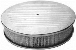 Polished 14" Ball-Milled Air Cleaner Set