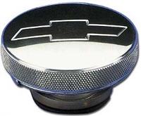 Billet Specialties Radiator Cap Aluminum Polished Round Bowtie Emblem 16 psi Ea