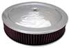 Muscle Car Style Round air Cleaner Set 14 inch flamed washable