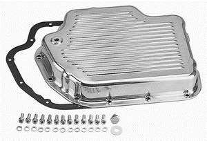 Transmission Pan gm 400 turbo polished aluminum