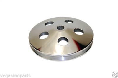 GM Chevy Power Steering Pulley ALUMINUM key way chevy chevrolet billet 1 groove