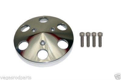 Sandon 508 AC a/c Compressor Clutch Cover polishd aluminum gm chevy ford chevrol