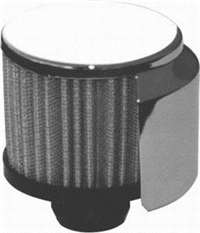 Chrome Steel Push-In Open Filter
