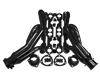 Chevy Truck Header Set Black Coated Steel Chevy GMC3/4 length shorty