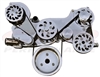 BILLET CHEVY LS1 lS2 LS3 LS6 COMPLETE PULLEY, BRACKET  SERPENTINE KIT  POLISHED