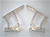 1968 CHEVELLE EL CAMINO BILLET HOOD HINGES Polished Aluminum